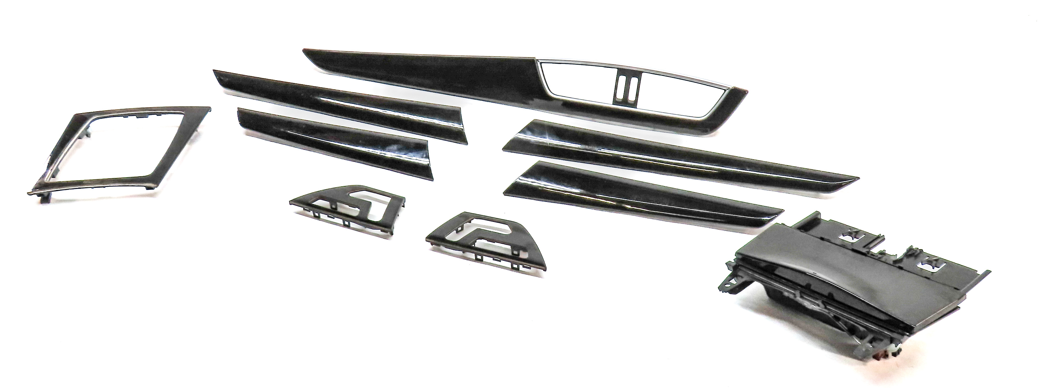 2013 MERCEDES C250 (W204) INTERIOR DASH DOOR CONSOLE TRIM SET/9 (ASH) — exact item pictured